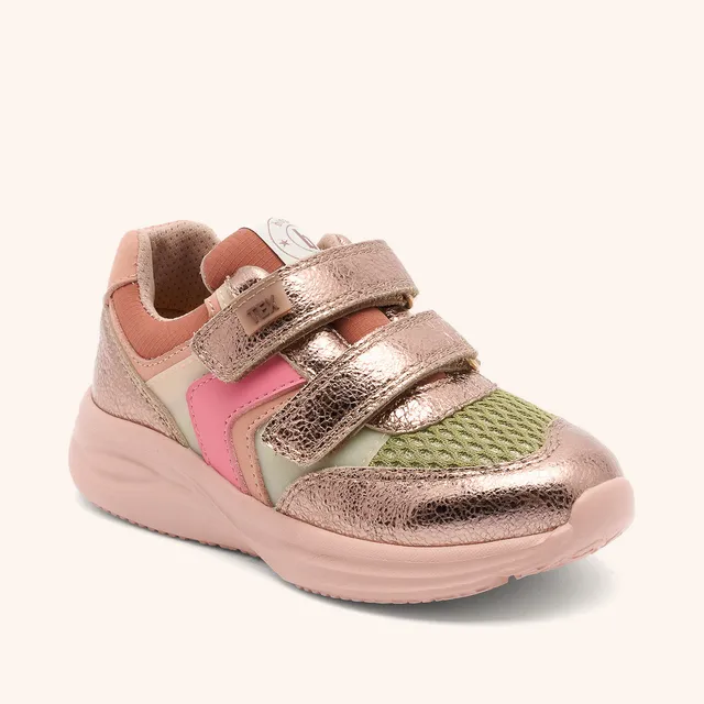 bisgaard-yuki-tex-glitter-sneaker-rose-gold image 1