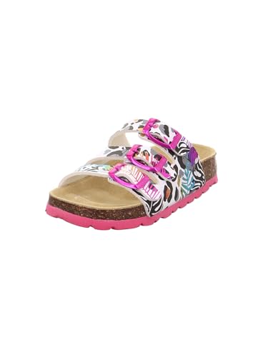 superfit-fussbettpantoffel-m-dchen-pantolette-wei-mehrfarbig-1100 image 6
