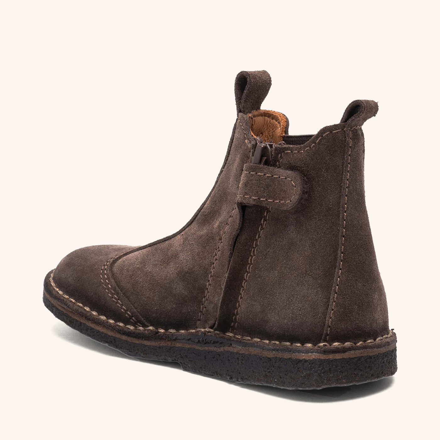 bisgaard-nohr-dark-brown-chelsea-stiefel-kinder-crepe image 2