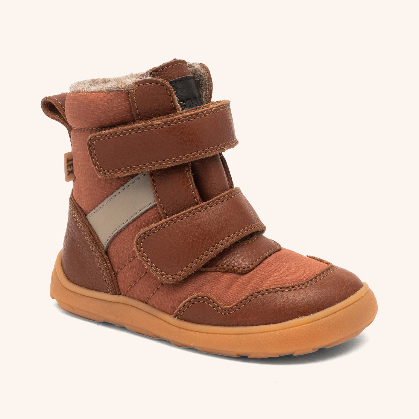 bisgaard-barefoot-timo-tex-barfu-winterstiefel-brown image 1