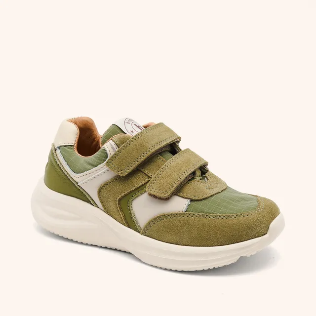 bisgaard-yuki-sage-leichter-sneaker-f-r-kinder-aus-leder-und-textil-gr-20-32 image 1
