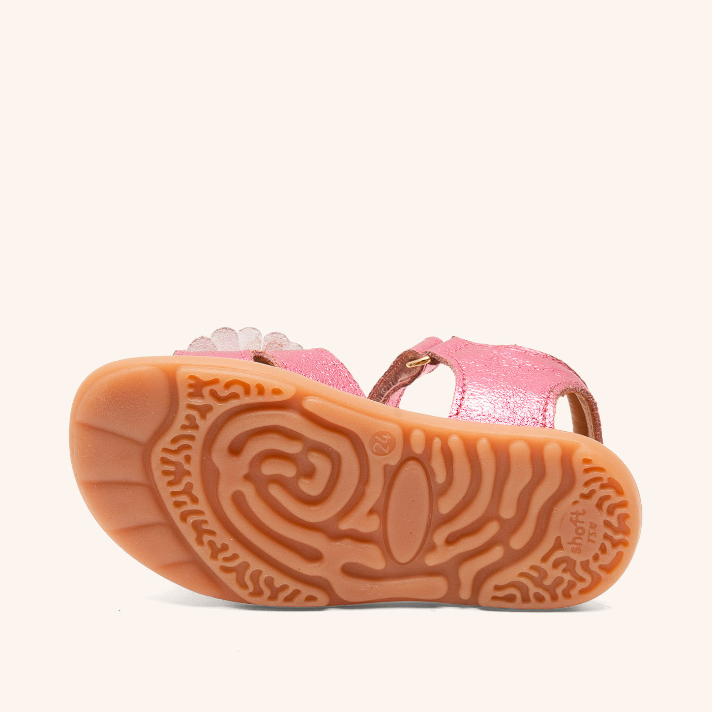 bisgaard-barefoot-oya-sandale-pink-metallic image 4