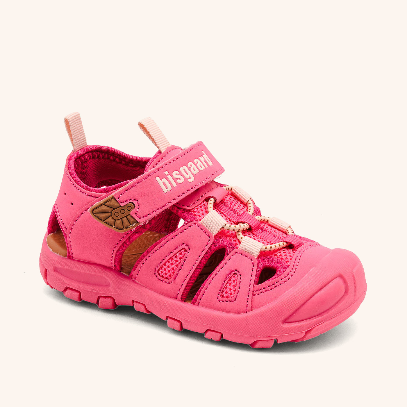 bisgaard-parker-offener-schuh-pink-trekking-sommerschuh image 1