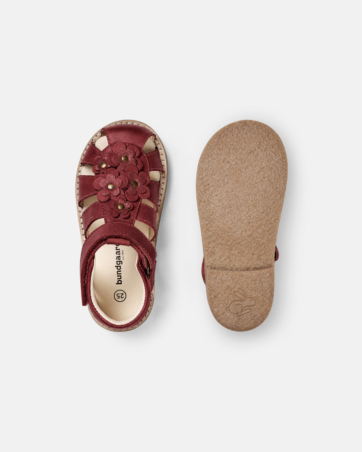 bundgaard-poppy-flower-m-dchen-ledersandal-berry image 2