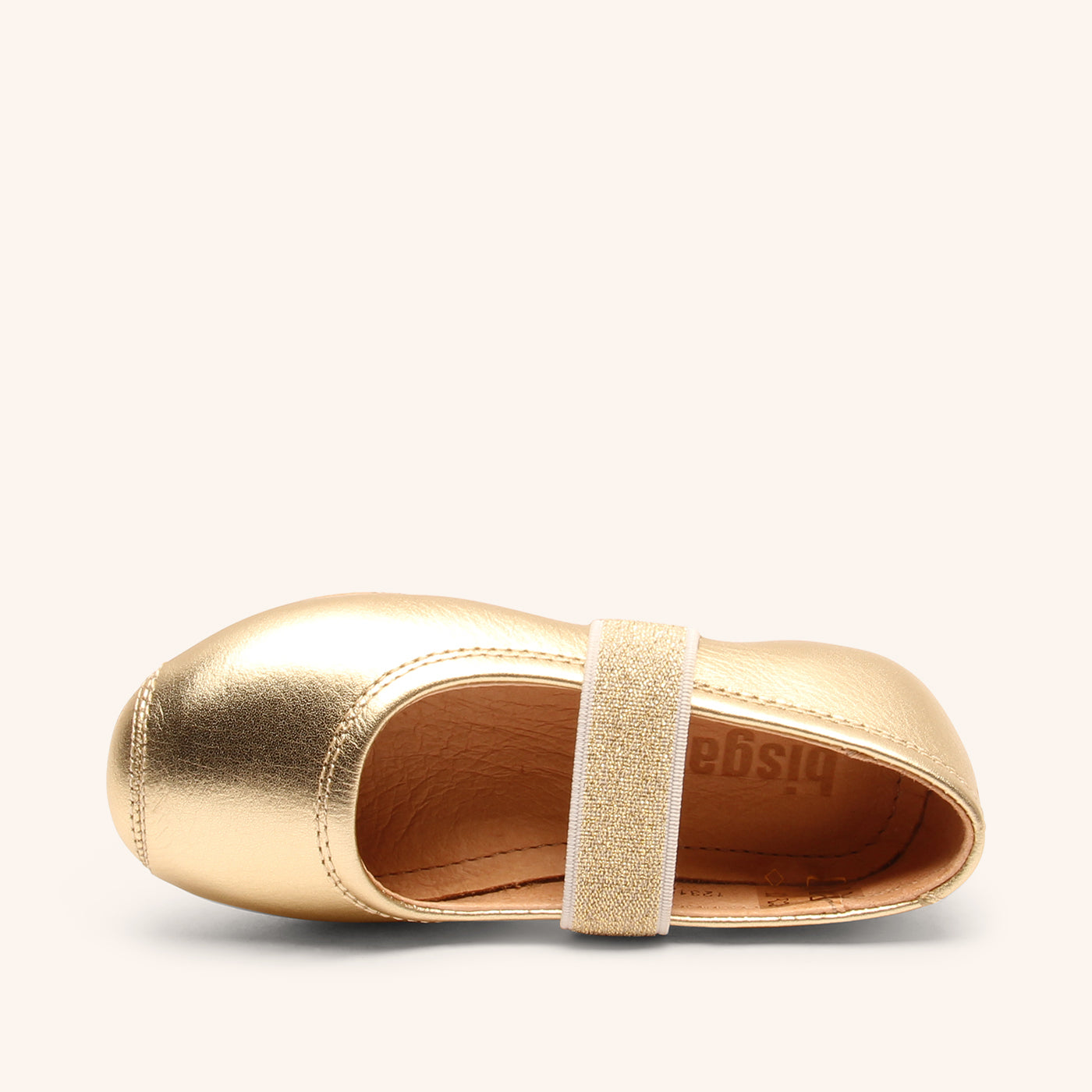bisgaard-ballet-hausschuh-gold image 3