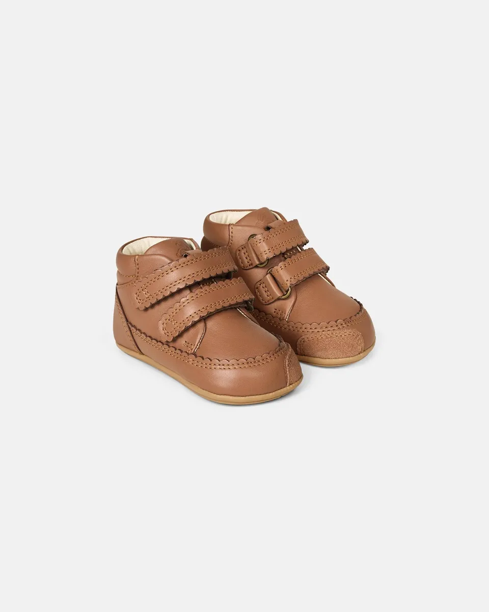 bundgaard-prewalker-scallop-cognac-lauflernschuhe image 1
