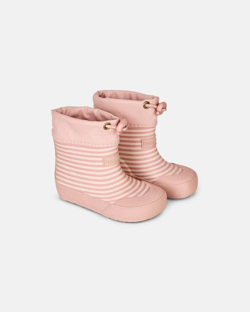 bundgaard-cover-gummistiefel-vintage-rose-stripe-barfu image 1