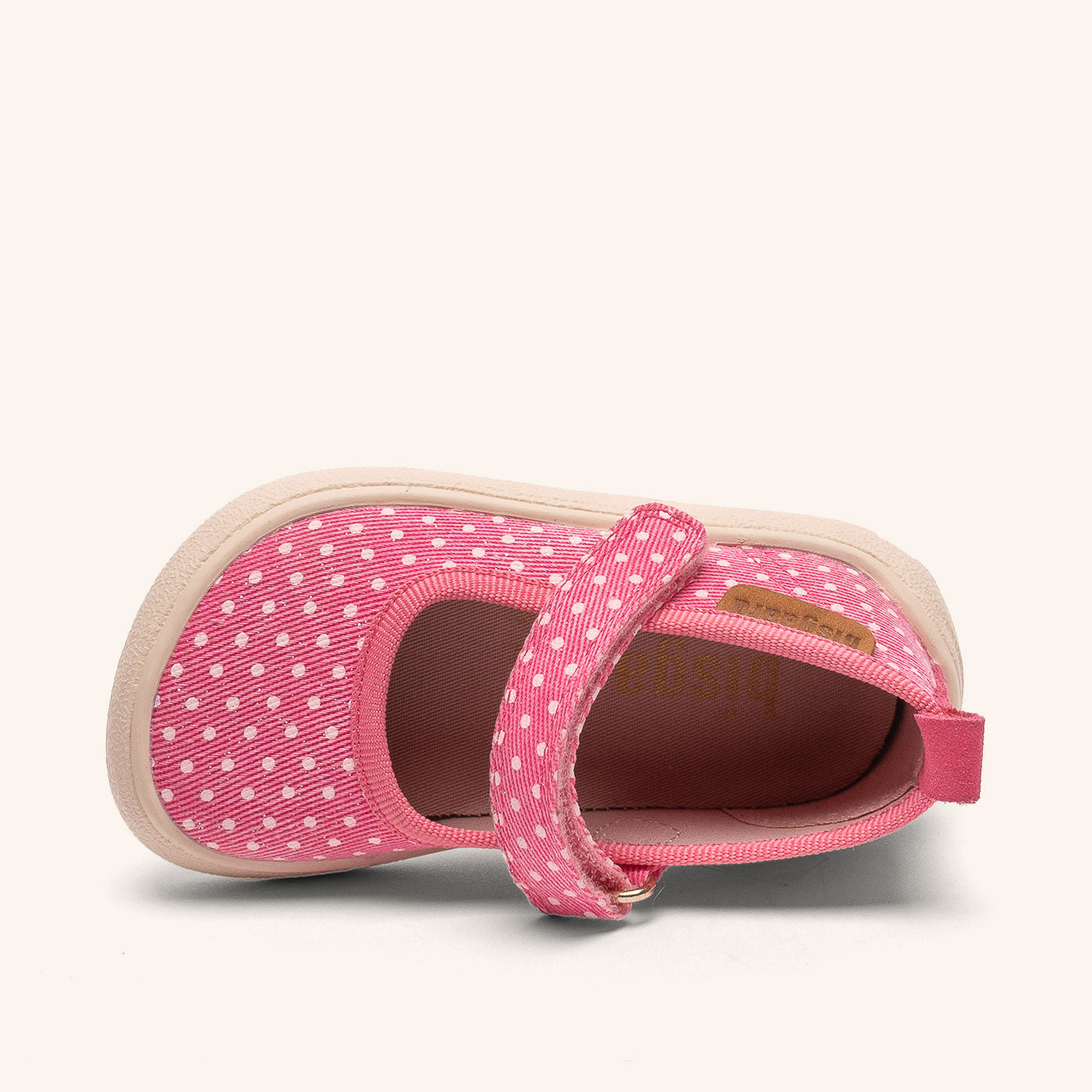 bisgaard-barefoot-ballet-hausschuh-rose-dots image 3