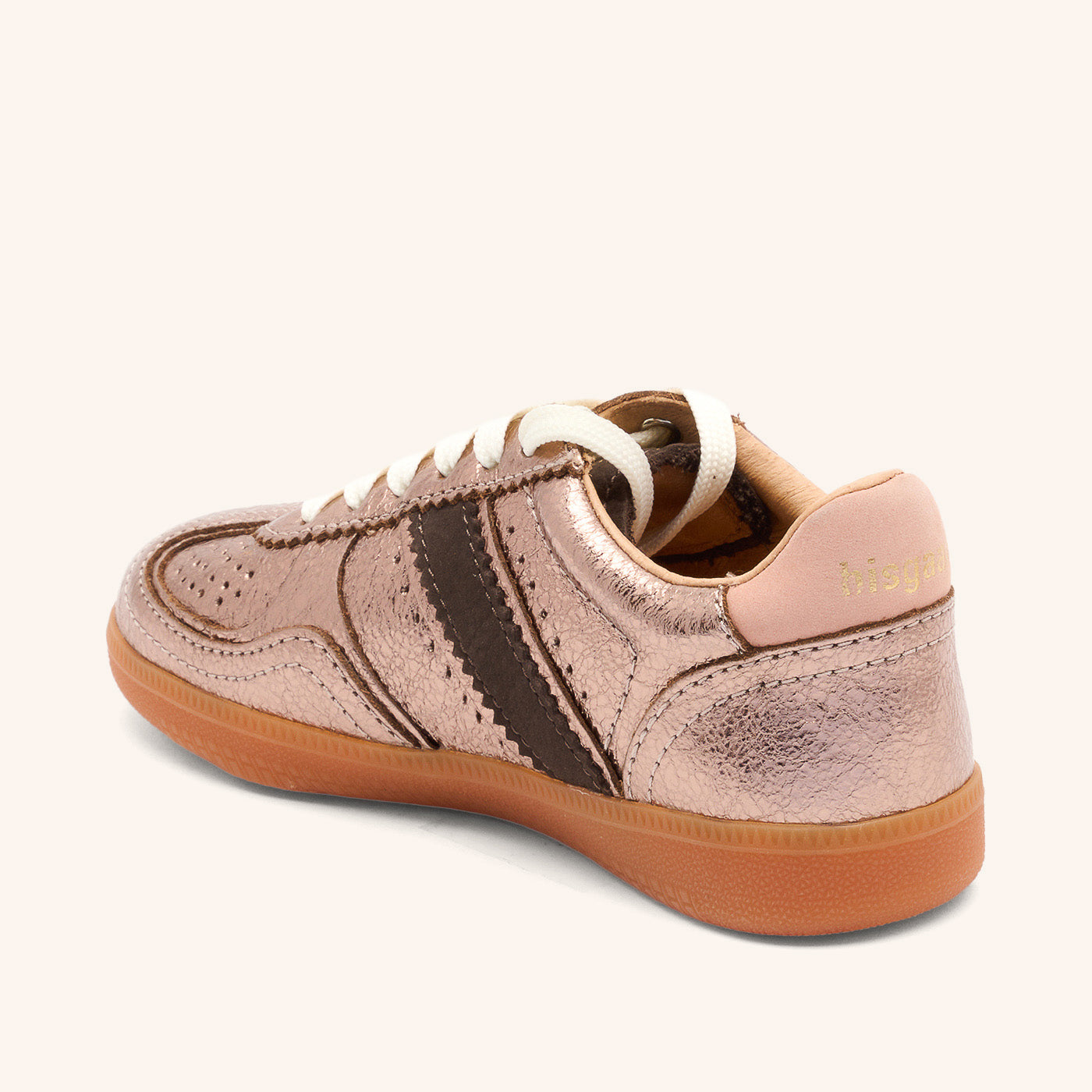 bisgaard-penny-rose-gold-sportlicher-fashion-sneaker-mit-kontrastierenden-streif image 2