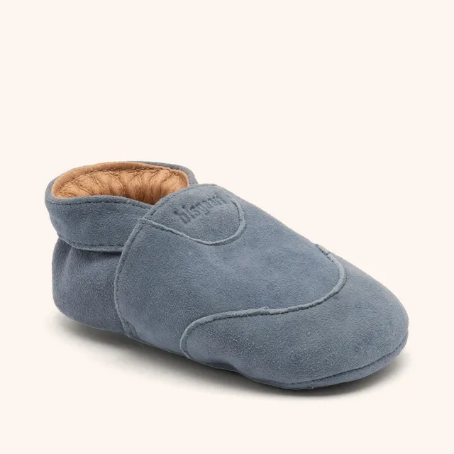 bisgaard-newborn-krabbelschuh-dusty-blue image 1
