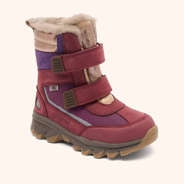 bisgaard-eddie-tex-plum-wasserdichter-winterstiefel-mit-wollfutter image 1