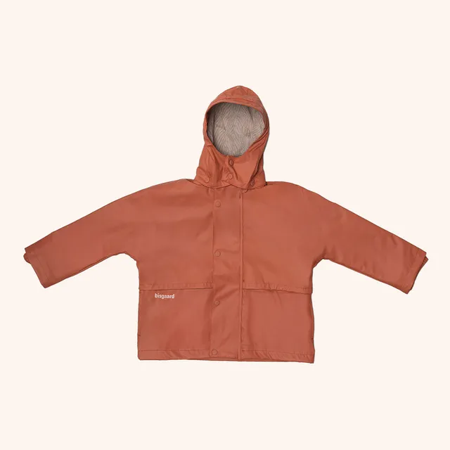 bisgaard-aarhus-pu-regenjacke-mit-baumwollfutter-hagebutte image 1