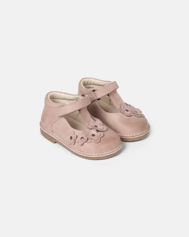 bundgaard-ella-flower-dusty-rose-mary-jane-lauflernschuh-leder image 1