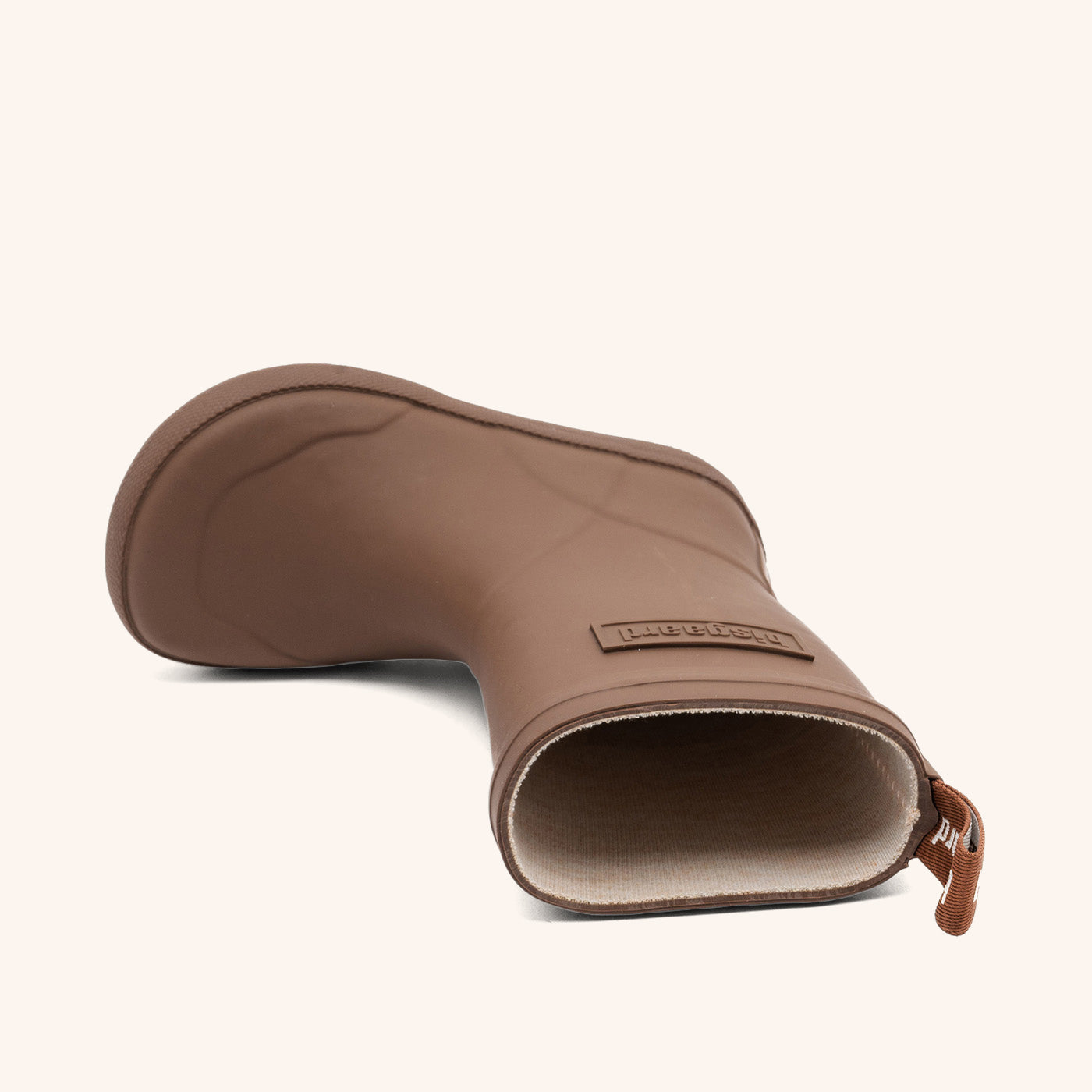 bisgaard-barefoot-high-rubber-gummistiefel-chocolate image 3