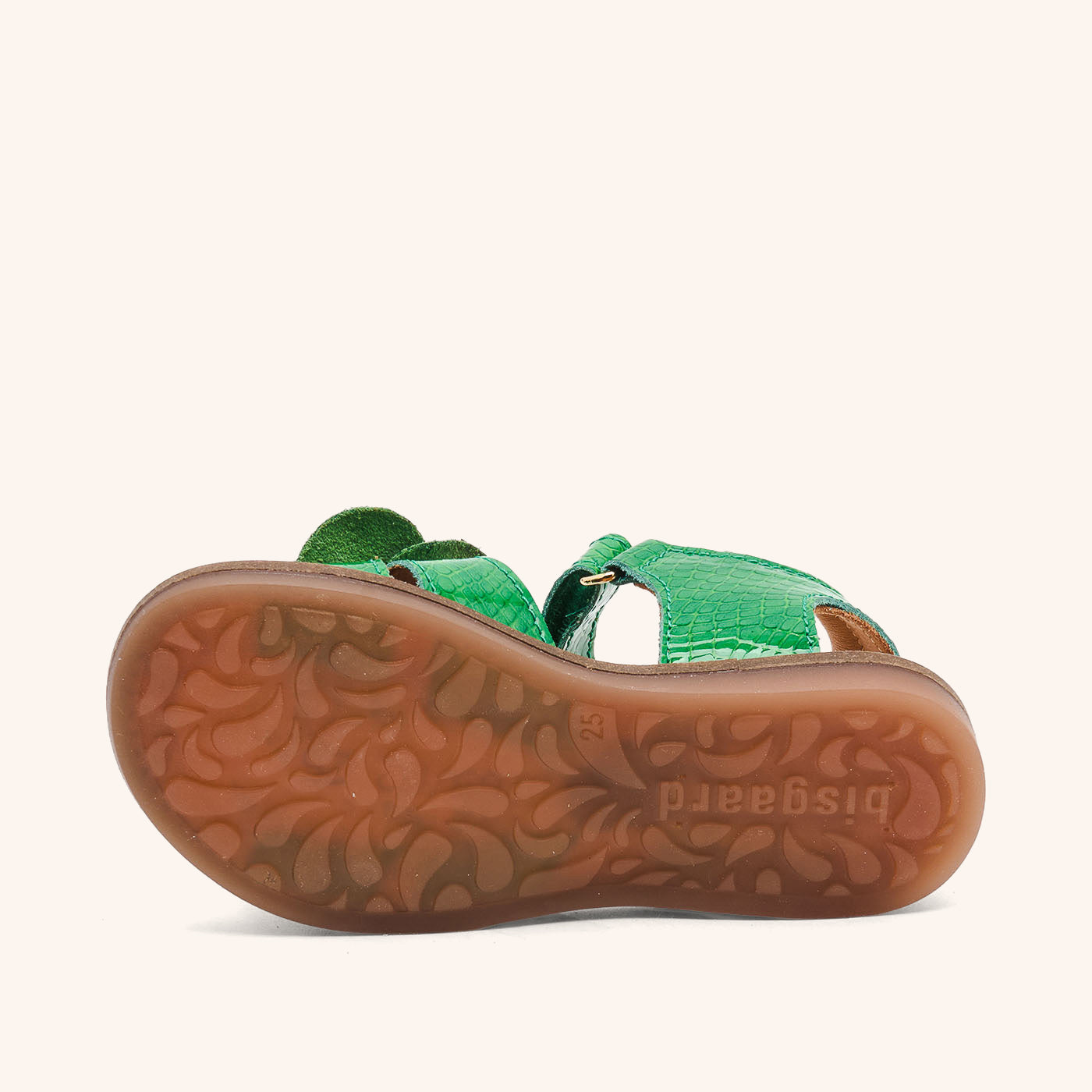 bisgaard-agnes-green-croco-premium-ledersandale-f-r-kinder image 4
