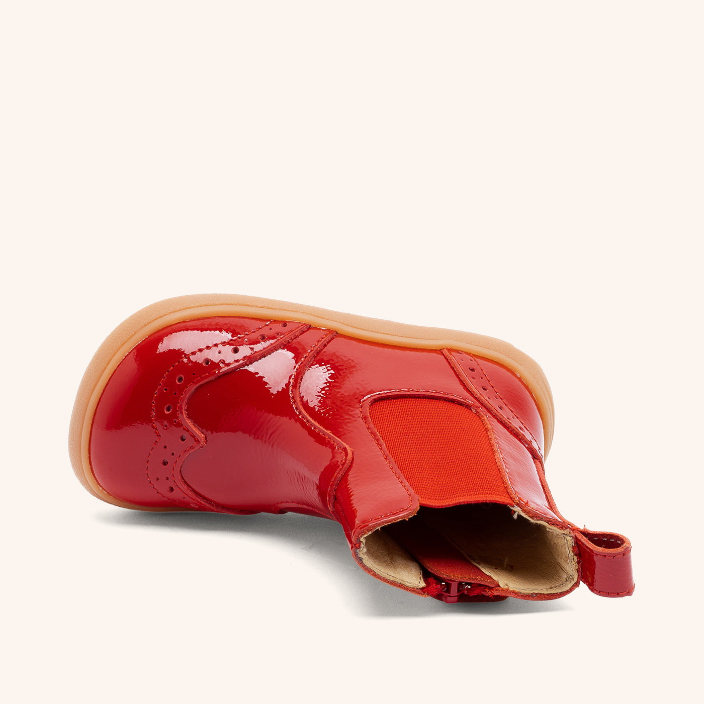 bisgaard-barefoot-katie-red-patent-barfu-lederstiefel-f-r-kinder image 3