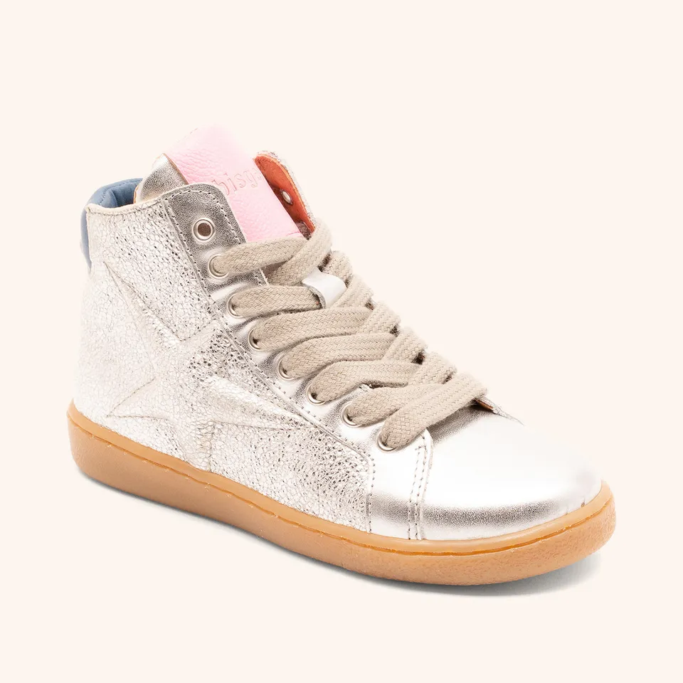 bisgaard-gaia-l-high-sneaker-silber-leder-feminin image 1