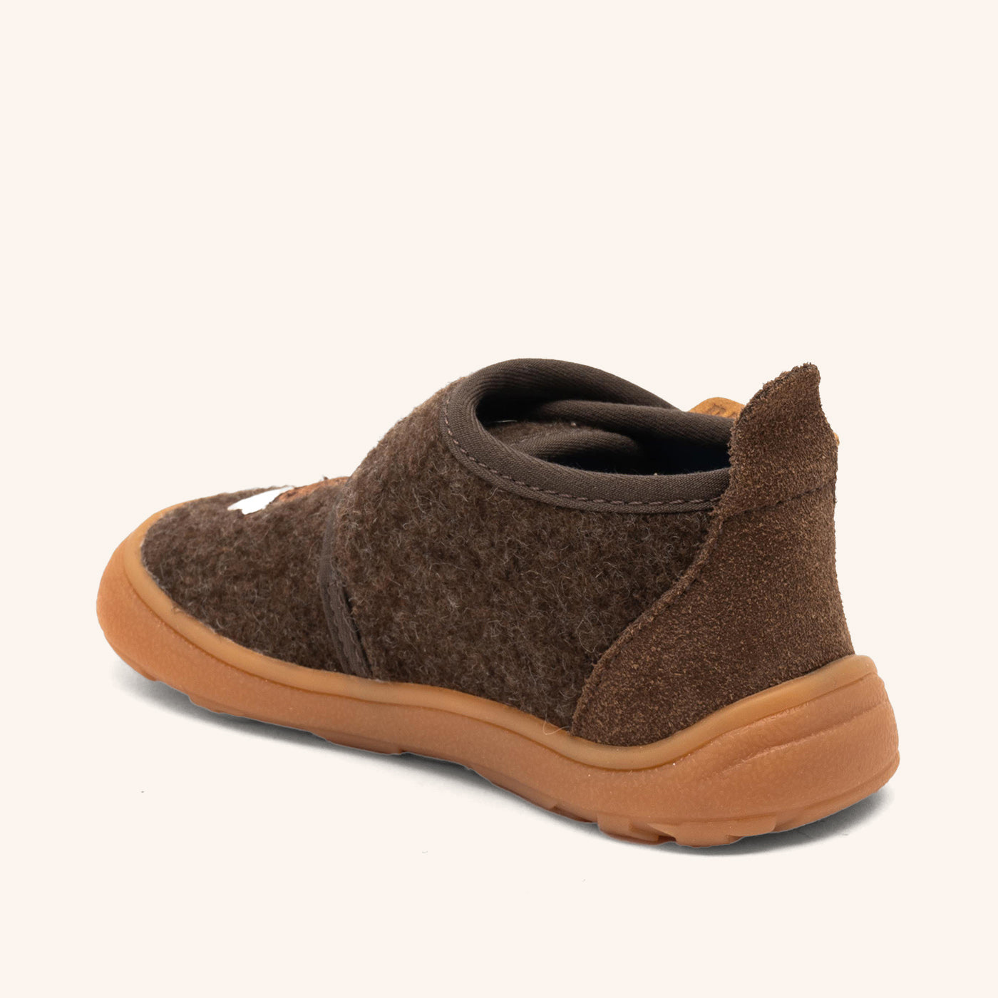 miffy-x-bisgaard-barefoot-basic-wollhausschuh-dark-brown image 2