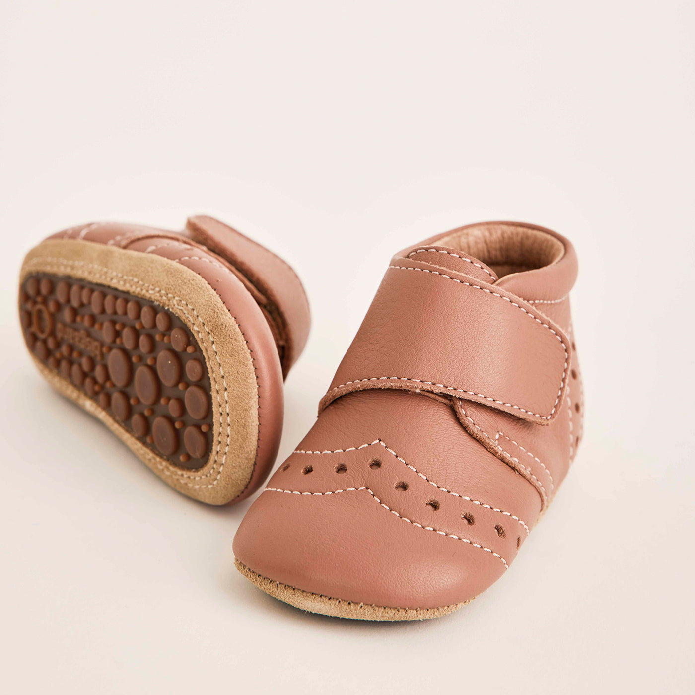 bisgaard-petit-hausschuh-nude-brogue-details-18-27 image 5