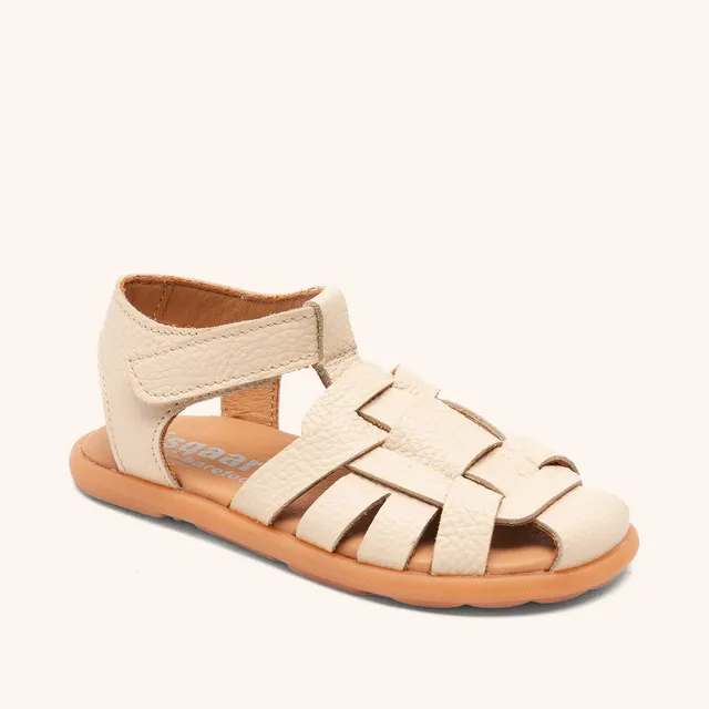bisgaard-barefoot-alison-creme-barfu-sandale-mit-geschlossenem-zehenschutz-aus-v image 1