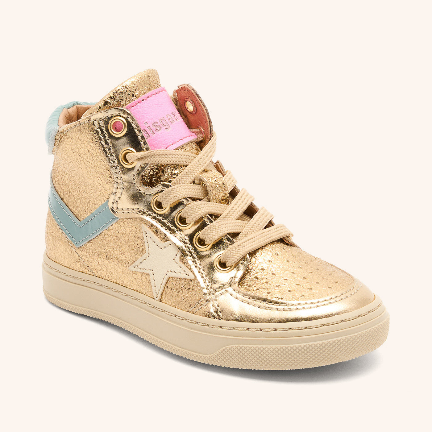 bisgaard-isak-gold-freizeit-sneaker image 1