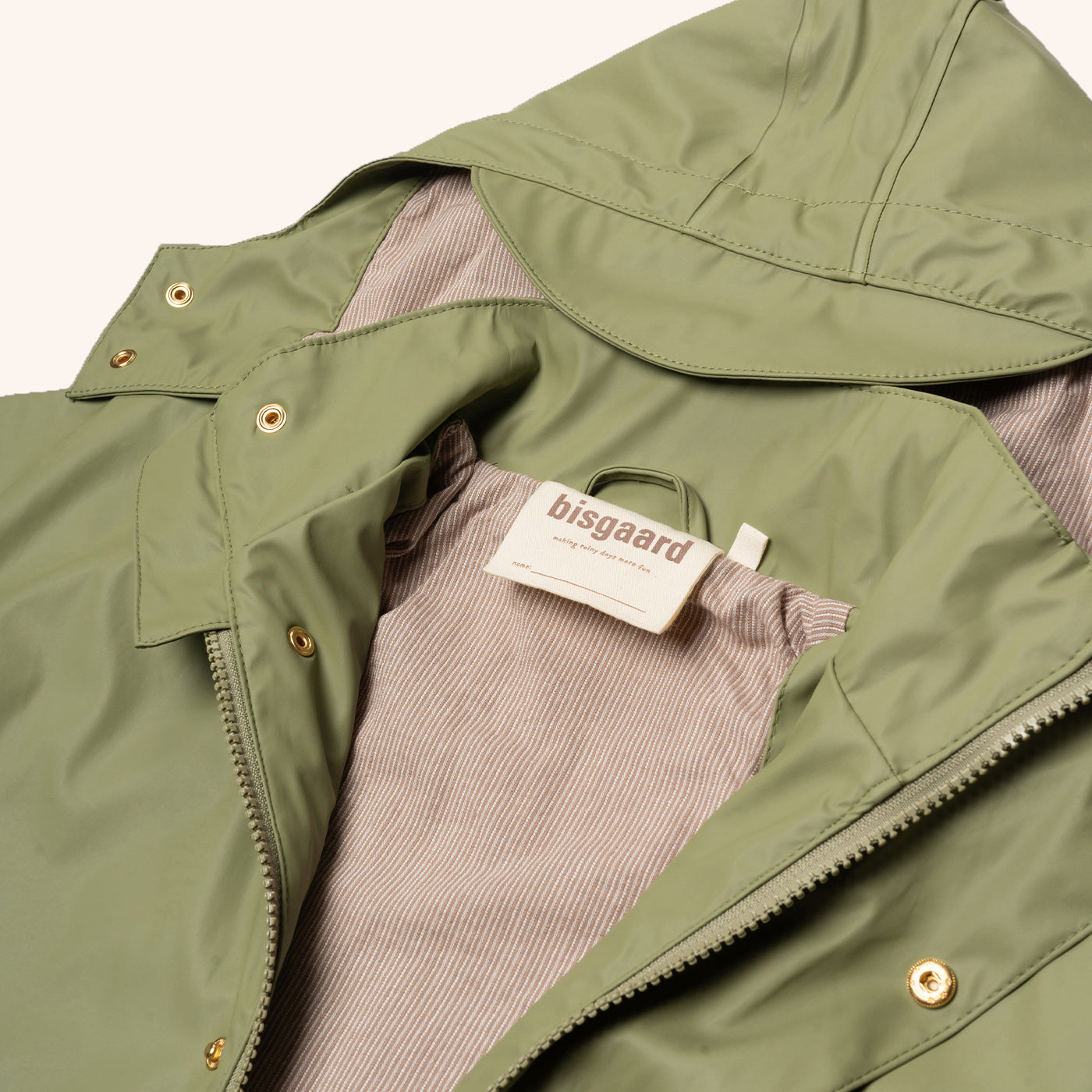 bisgaard-aarhus-regenjacke-palmengr-n-pu-regenjacke-mit-baumwollfutter image 3