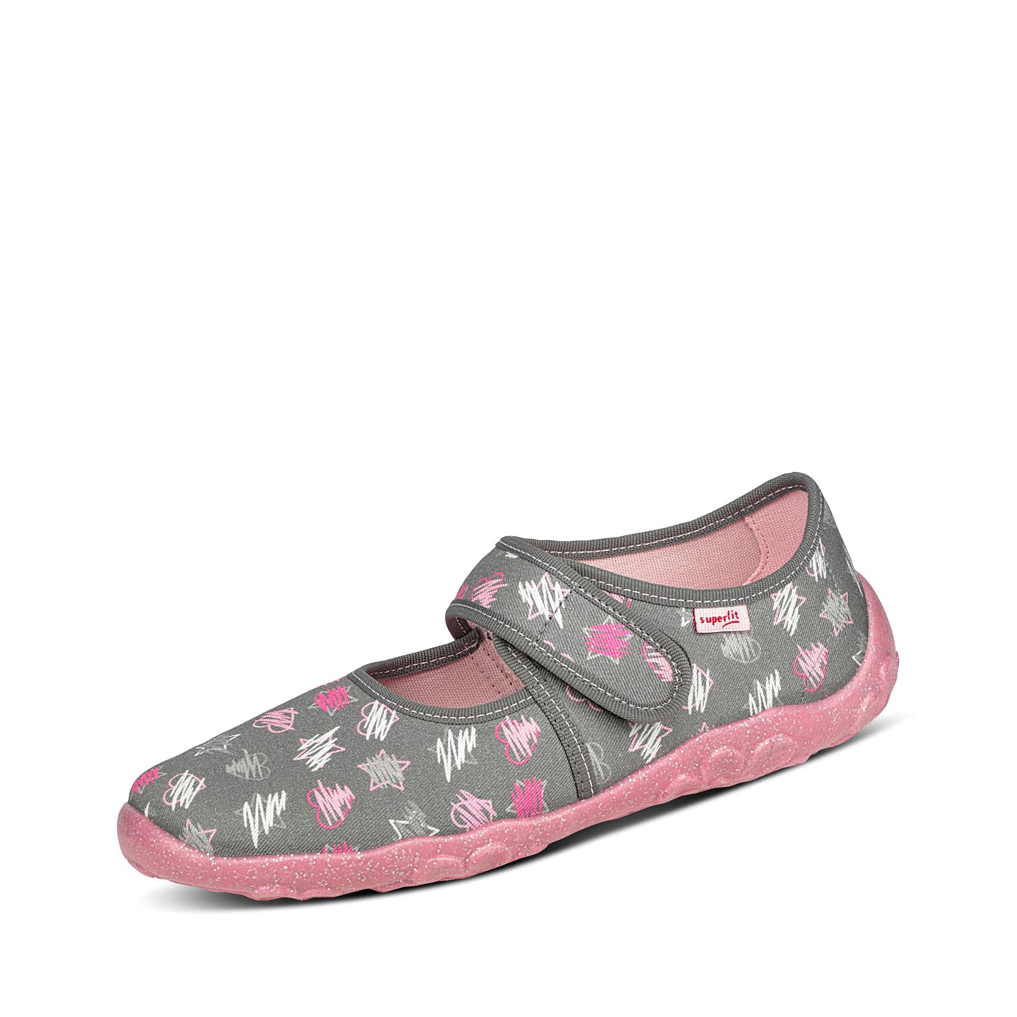 superfit-belinda-m-dchen-hausschuhe-ballerina-mit-einhorn-und-klettverschluss image 8