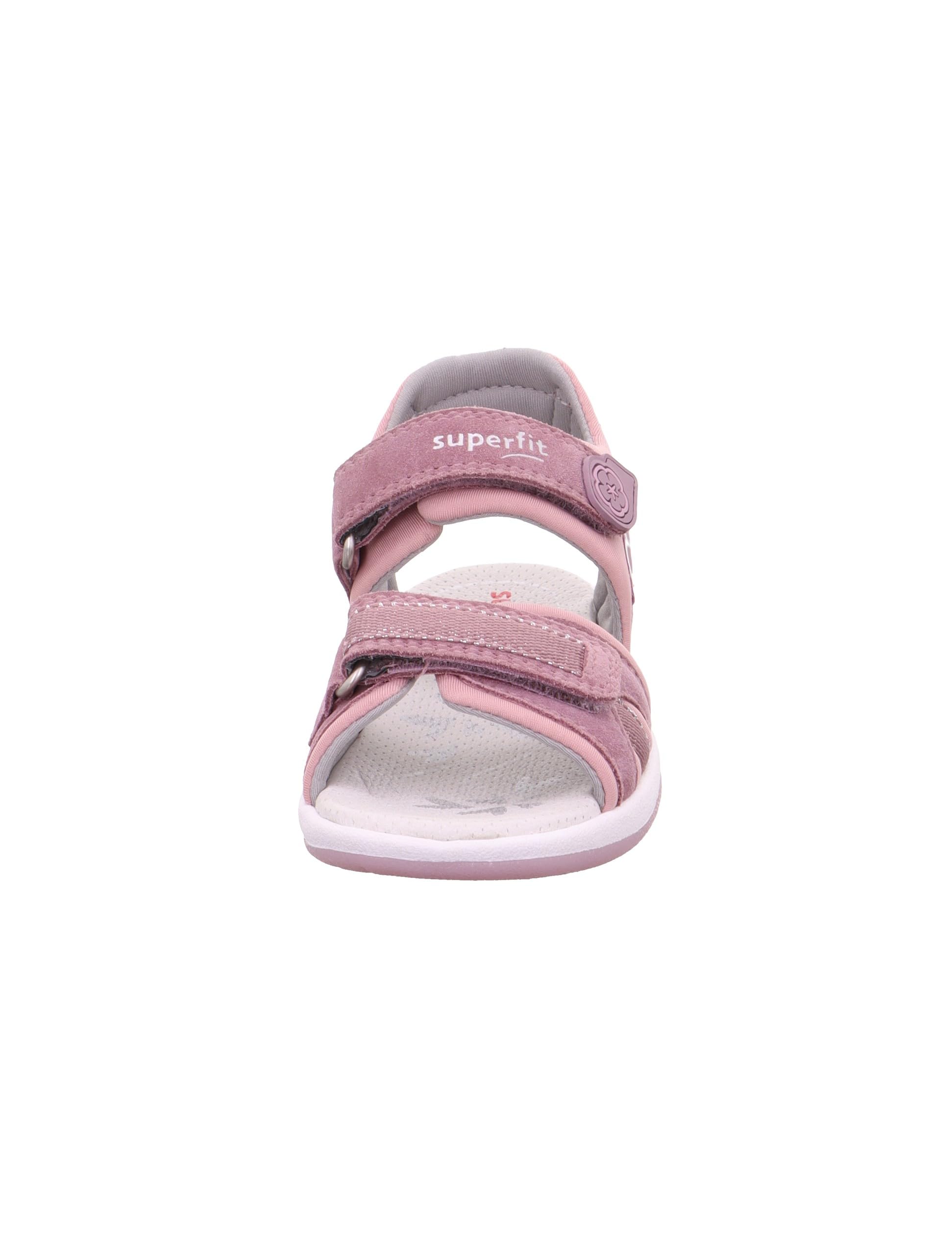 superfit-sunny-m-dchen-sandalen-sparkle-veloursleder-sandale-mit-blumen image 2