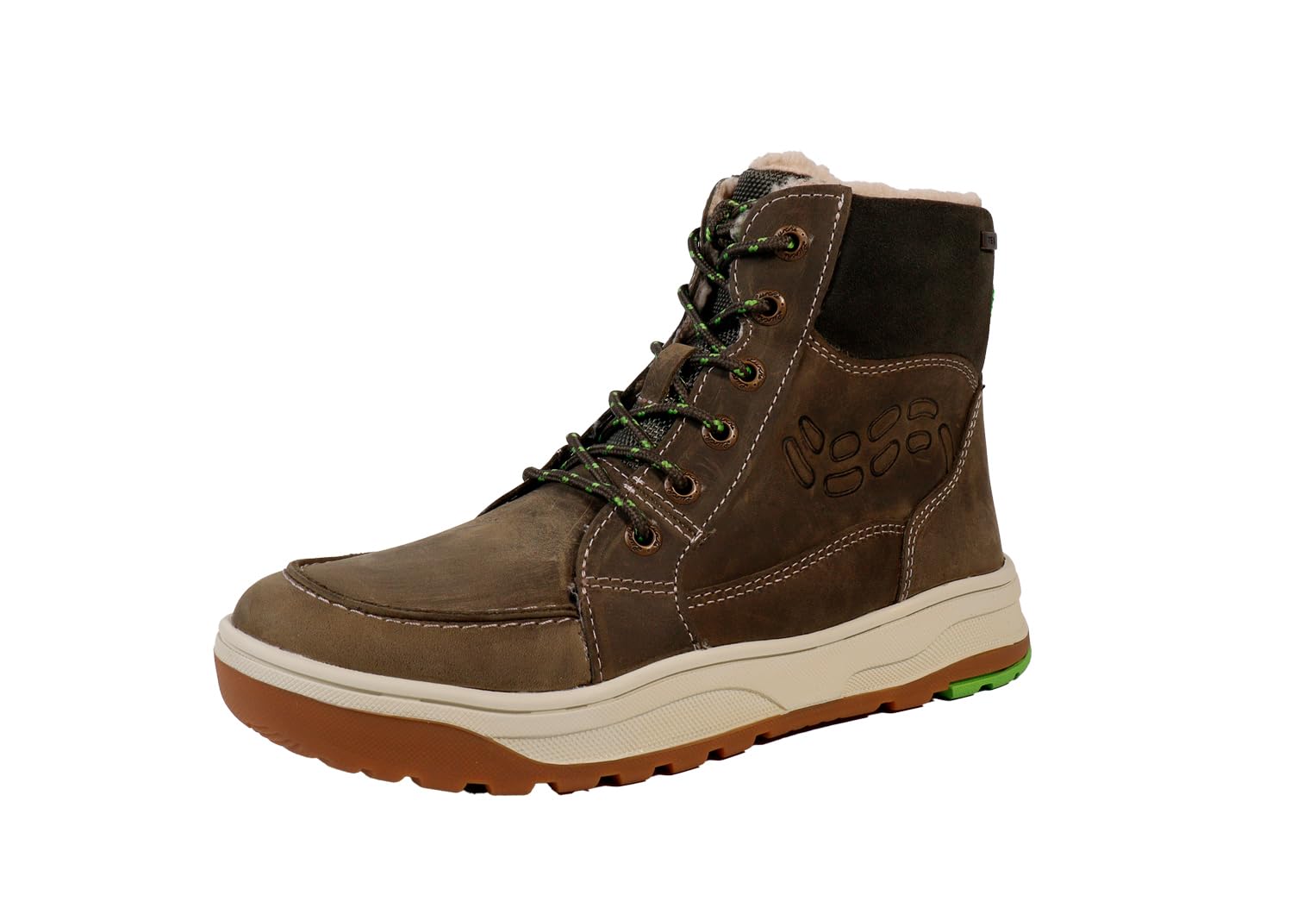 lurchi-dajan-tex-jungen-winterstiefel-schn-rung-gr-n-akzent image 2
