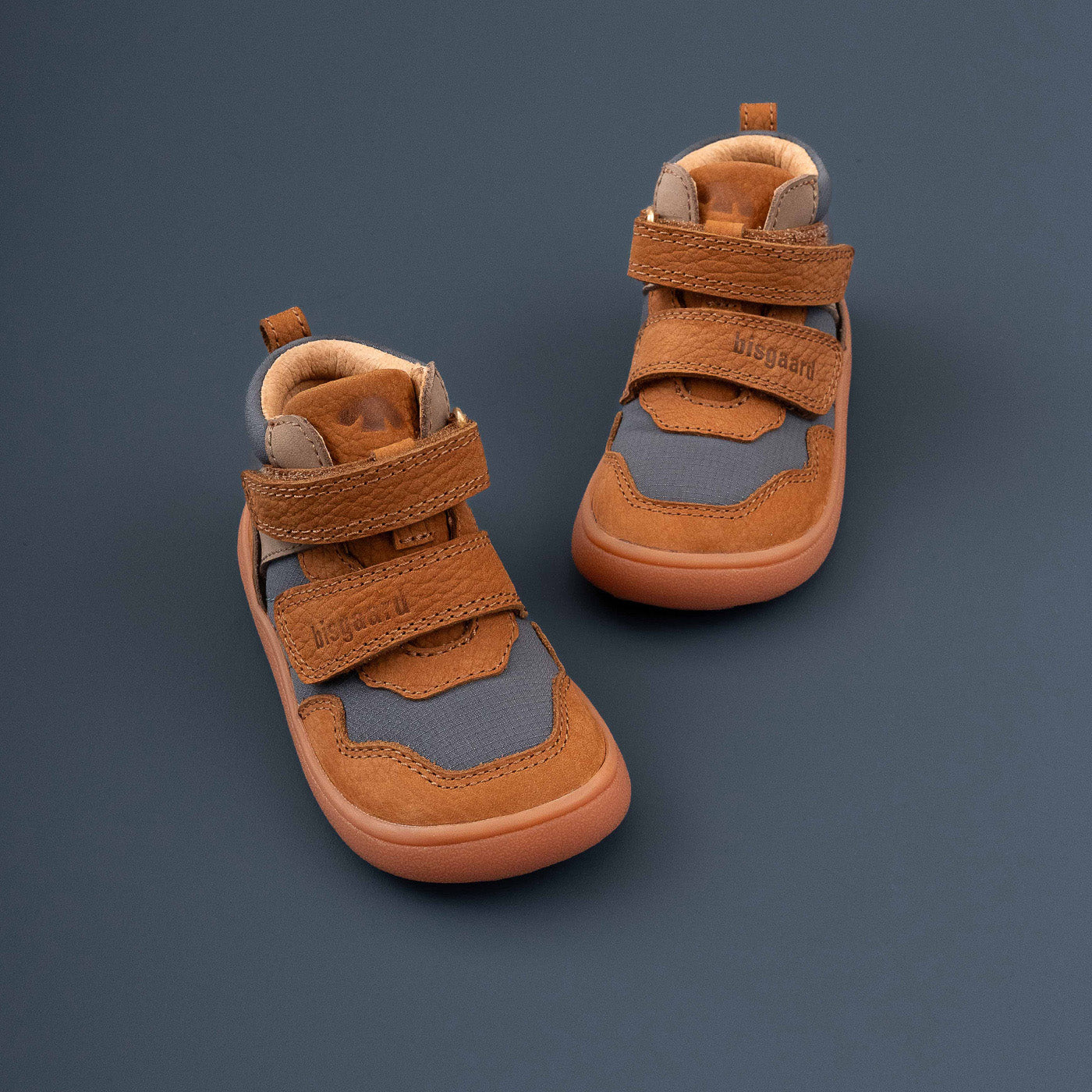 bisgaard-barefoot-becky-cognac-flexibler-barfu-sneaker-aus-lwg-zertifiziertem-le image 5