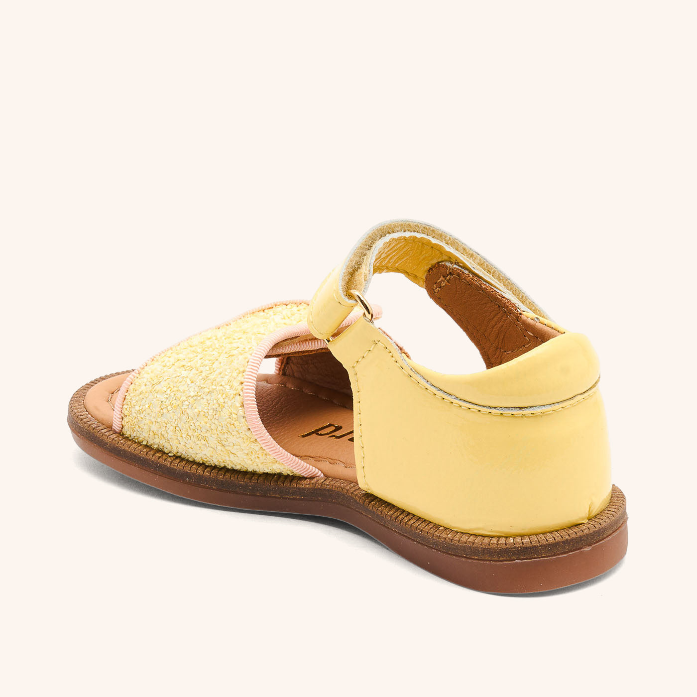 bisgaard-aida-butter-glitzer-sandale-f-r-m-dchen-textil-glamour-ser-look image 2
