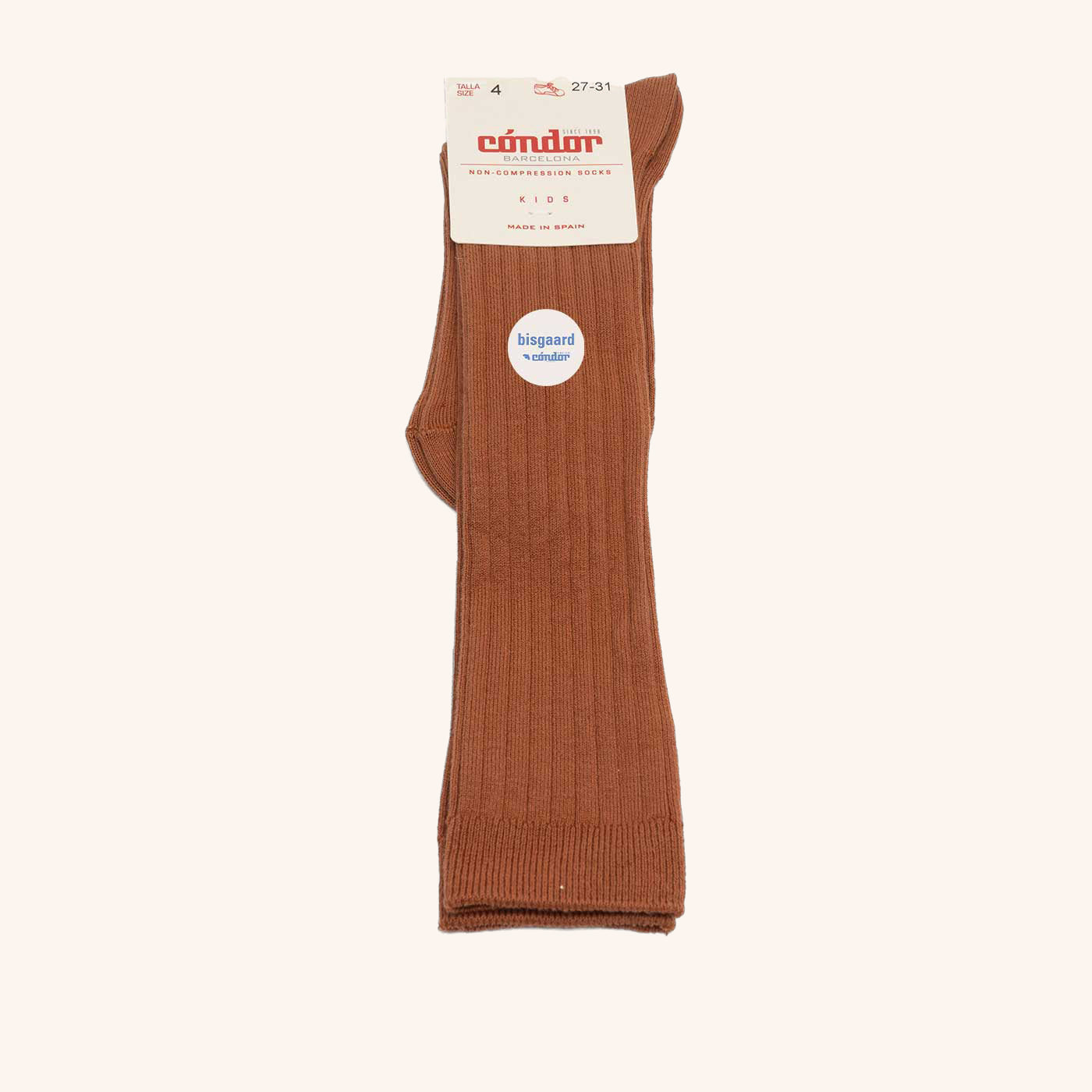 bisgaard-x-c-ndor-kniestr-mpfe-oxido-gerippte-baumwollsocken-f-r-babys-und-kinde image 1