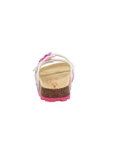 superfit-fussbettpantoffel-m-dchen-pantolette-wei-mehrfarbig-1100 image 8