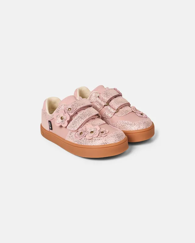 bundgaard-corey-flower-sneaker-vintage-rose-glitter image 1