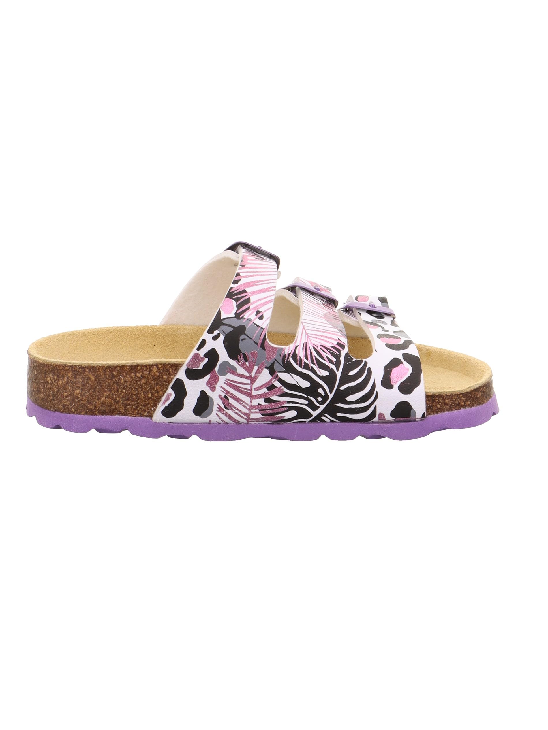 superfit-fussbettpantoffel-m-dchen-pantolette-wei-mehrfarbig-1110 image 5