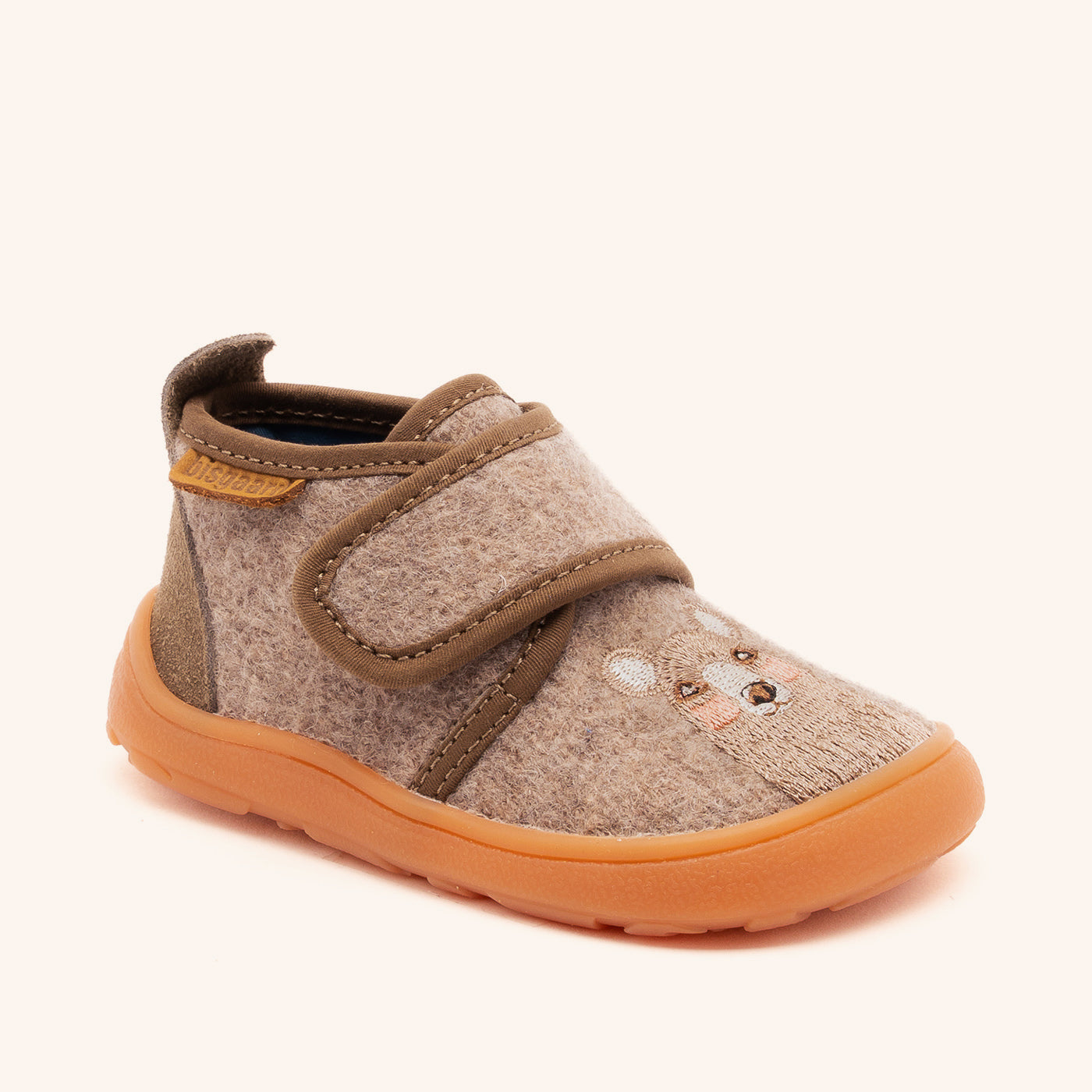 bisgaard-barefoot-basic-brown-barfu-hausschuh image 1