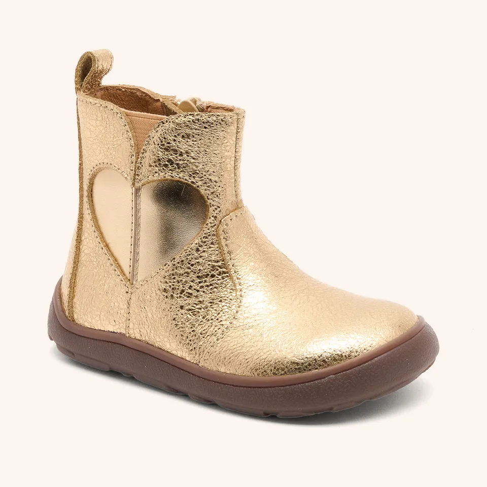 bisgaard-barefoot-runa-barfu-lederstiefel-gold image 1