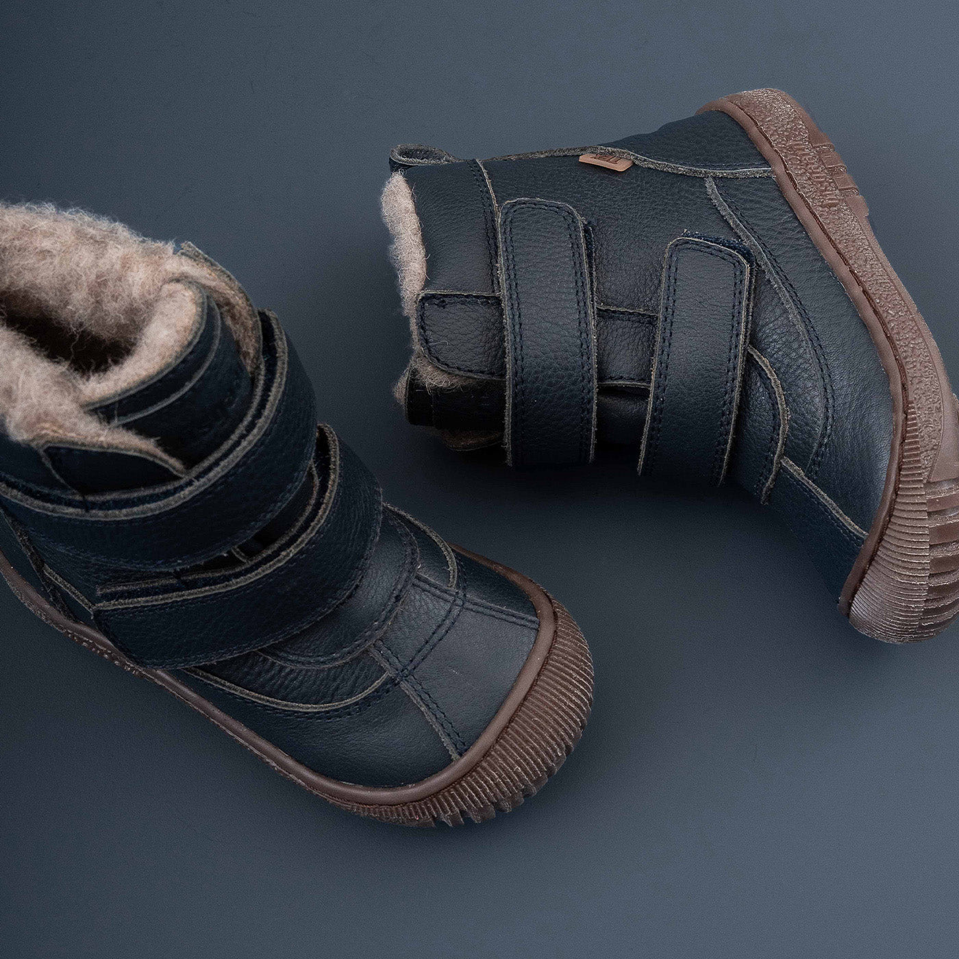 bisgaard-ellis-tex-navy-wasserdichter-winterstiefel-mit-wollfutter-gr-19-35 image 5