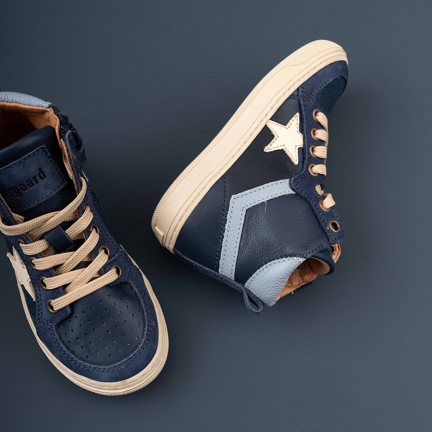bisgaard-isak-sneaker-navy-kinderschuh-aus-naturleder-gr-e-26-40 image 5
