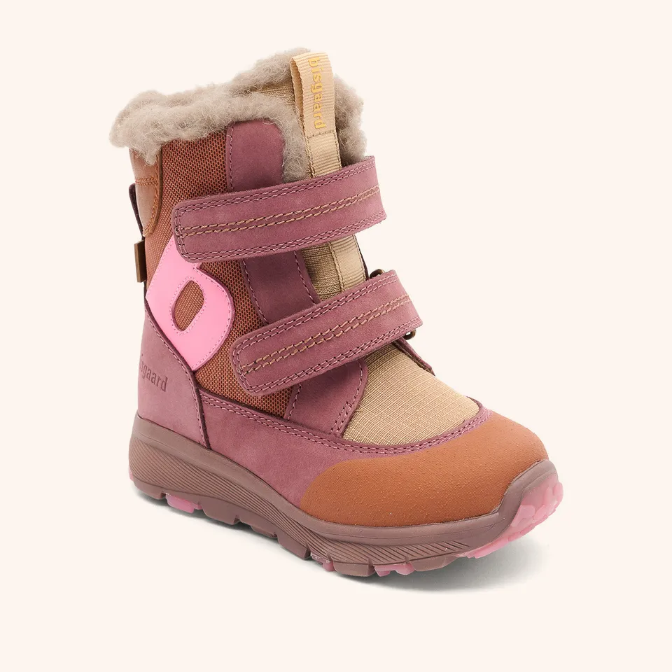 bisgaard-spencer-tex-leder-winterstiefel-pink image 1