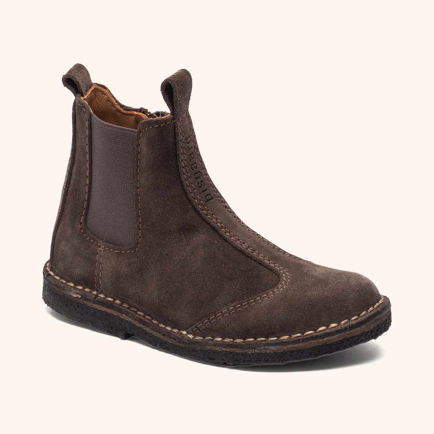 bisgaard-nohr-dark-brown-chelsea-stiefel-kinder-crepe image 1