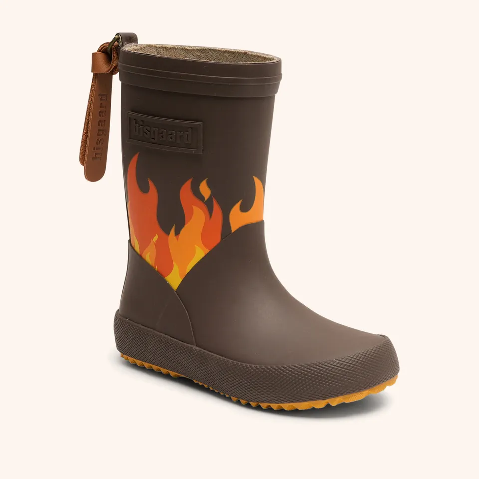 bisgaard-fashion-ii-gummistiefel-brown-flames image 1