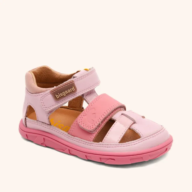 bisgaard-barefoot-vic-sandale-pink-offene-barfu-sandale-f-r-kinder image 1