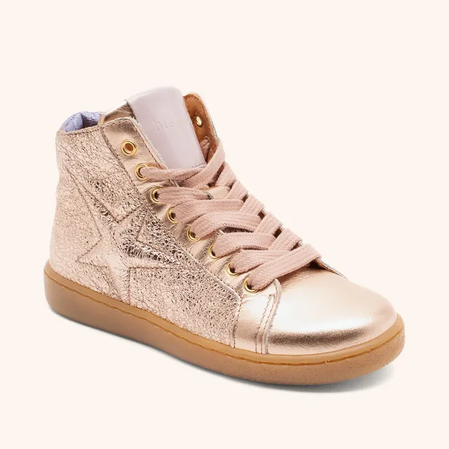 bisgaard-gaia-l-rose-gold-high-sneaker-femininer-ledersneaker-mit-verspielten-mu image 1