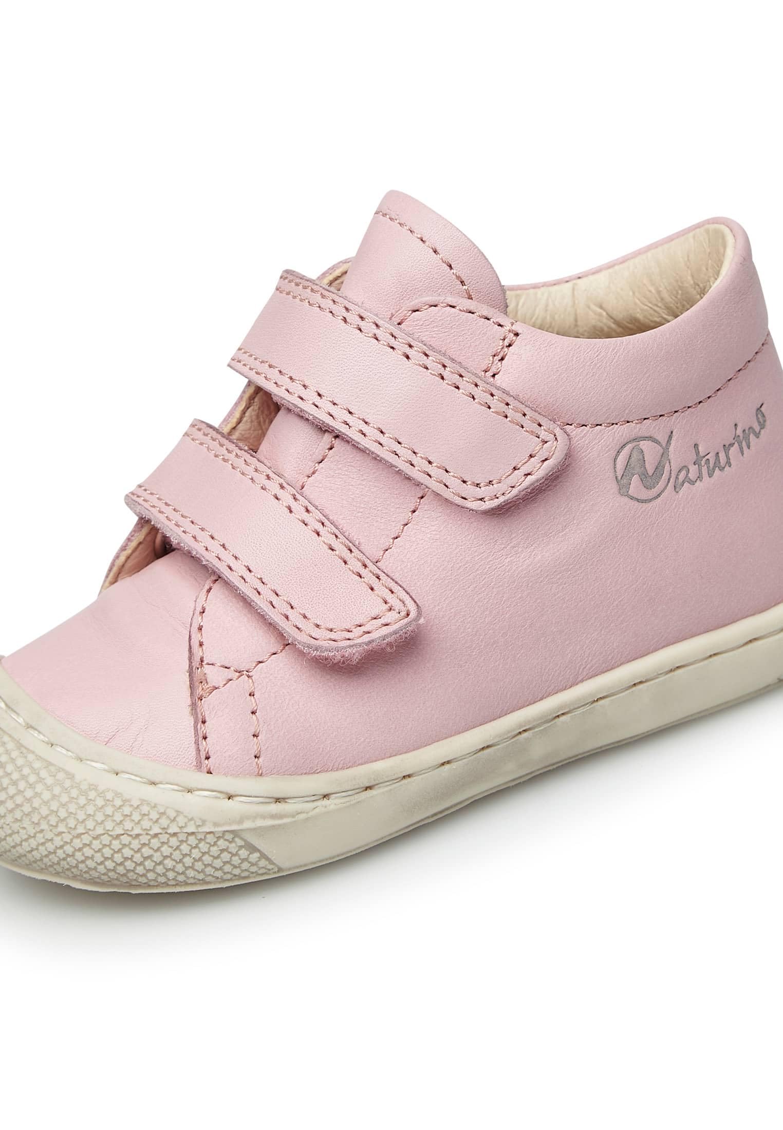 naturino-first-steps-lauflernschuhe-nappaleder-wei-rosa-27-erste-schritte-kn-che image 5