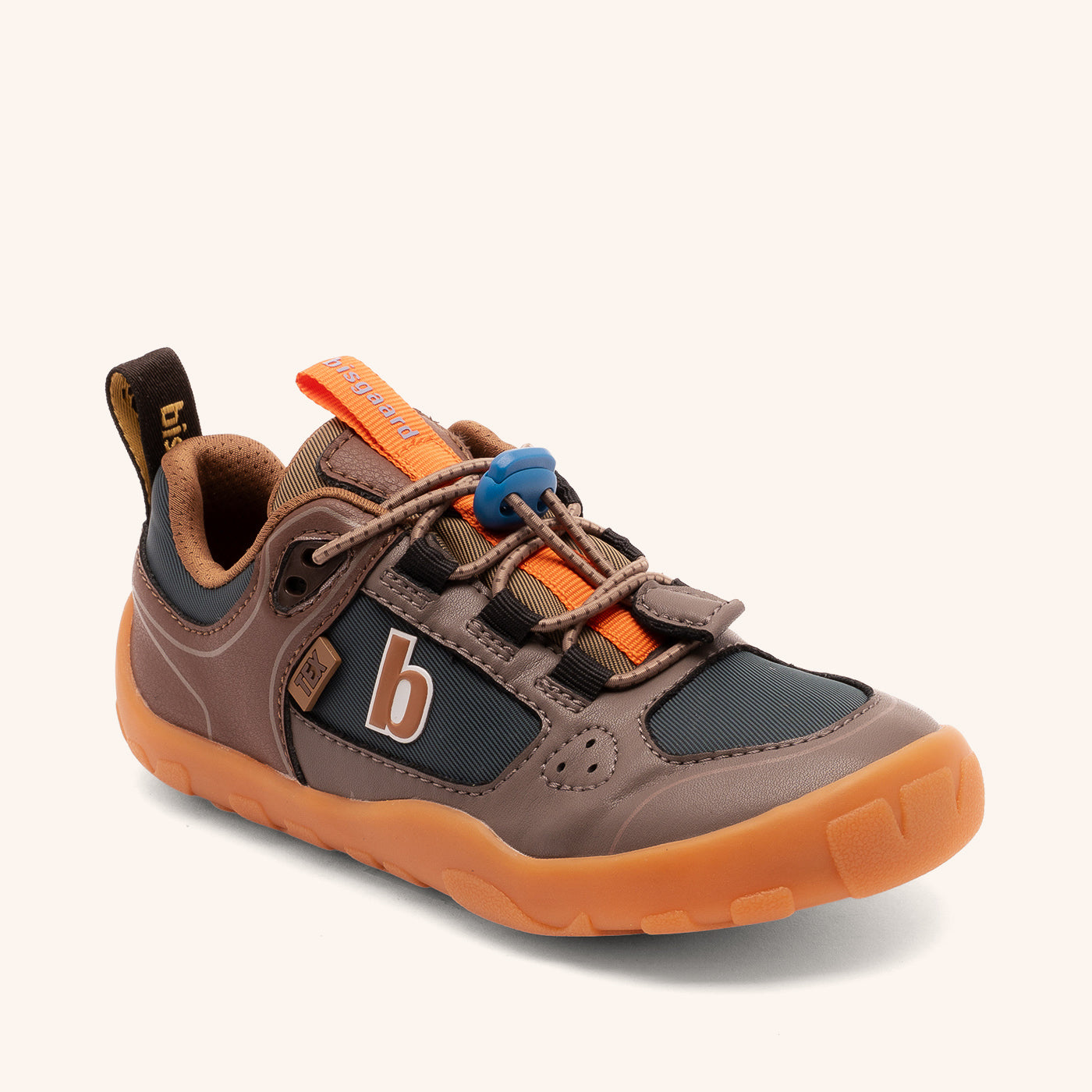 bisgaard-troy-tex-barfu-schuh-dunkelbraun-wasserdicht image 1