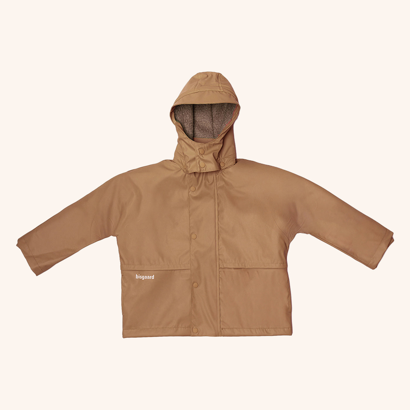 bisgaard-aarhus-regenjacke-wolle-karamell-pu-mit-wollfutter-92-140 image 1