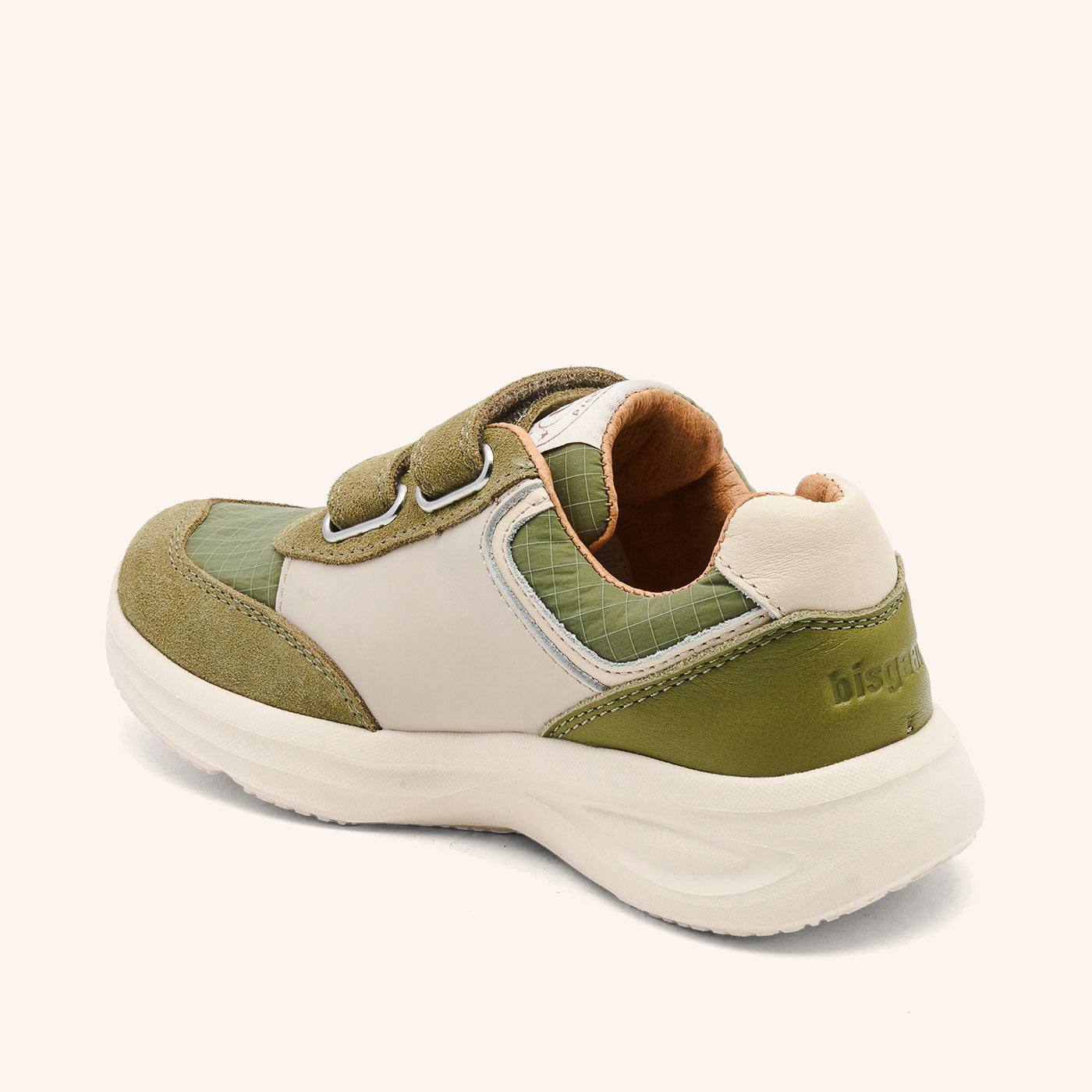 bisgaard-yuki-sage-leichter-sneaker-f-r-kinder-aus-leder-und-textil-gr-20-32 image 2