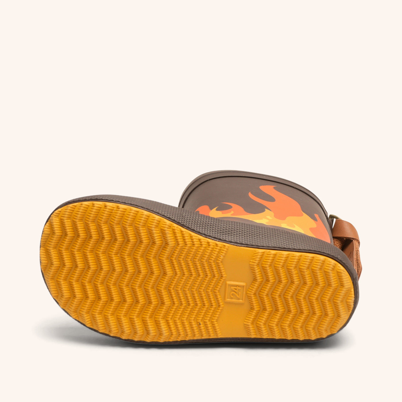 bisgaard-fashion-ii-gummistiefel-brown-flames image 4