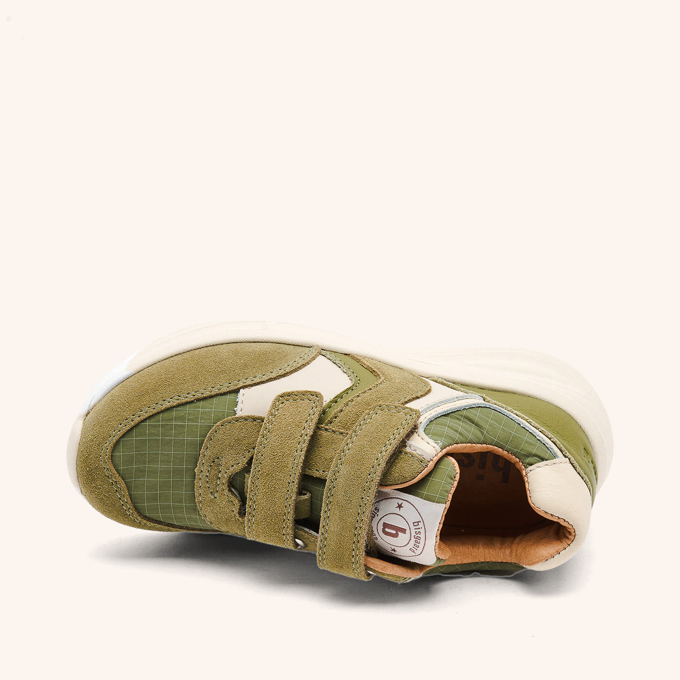 bisgaard-yuki-sage-leichter-sneaker-f-r-kinder-aus-leder-und-textil-gr-20-32 image 3